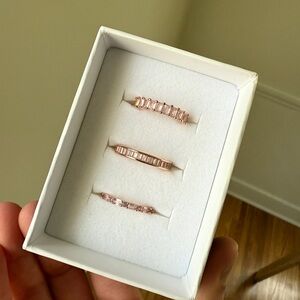 BP Luxe Bands Size 8 Rose Gold Pink Quartz (Straight Killin’ It) Bomb Party